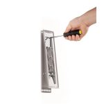 Bemutatótábla tartó, fali, 10 db bemutatótáblával, DURABLE "SHERPA WALL", szürke