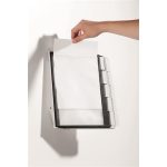 Bemutatótábla tartó, fali, 10 db bemutatótáblával, DURABLE "SHERPA WALL", szürke