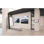 Bemutatótábla tartó, fali, 10 db bemutatótáblával, DURABLE "SHERPA WALL", szürke