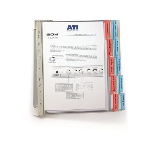 Bemutatótábla tartó, fali, 10 db bemutatótáblával, DURABLE "FUNCTION WALL 10", vegyes szín