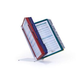   Bemutatótábla tartó, asztali, 20 db bemutatótáblával, DURABLE "VARIO®", vegyes színek