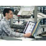 Bemutatótábla tartó, asztali, 20 db bemutatótáblával, DURABLE "VARIO®", vegyes színek