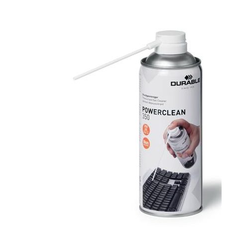 Sűrített levegős porpisztoly, nem gyúlékony, 350 ml, DURABLE "POWERCLEAN® 350"