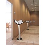 Bemutatótábla tartó állvány, 10 db bemutatótáblával, DURABLE "SHERPA PRO 10"