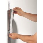 Bemutatótábla tartó, fali, mágneses, 5 db bemutatótáblával, DURABLE "VARIO® 5 MAGNET", fekete