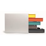 Irattároló, műanyag, 5 fiókos, DURABLE "VARICOLOR® 5", fehér