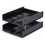 Irattálca, műanyag, DURABLE "Optimo", fekete