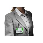 Névkitűző, csíptetővel, 60x90mm, DURABLE