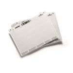 Betétlap, 200x27 mm, DURABLE, fehér