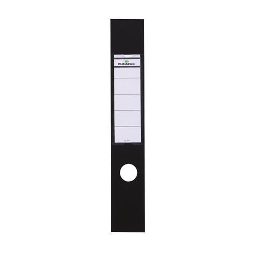 Gerinccímke, iratrendezőhöz, öntapadó, 60x390 mm, DURABLE "ORDOFIX®", fekete