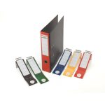 Gerinccímke, iratrendezőhöz, öntapadó, 60x390 mm, DURABLE "ORDOFIX®", fekete