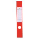 Gerinccímke, iratrendezőhöz, öntapadó, 60x390 mm, DURABLE "ORDOFIX®", piros