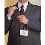 Nyakbaakasztó, klippel, DURABLE, piros