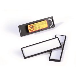   Névkitűző, 17x67 mm, mágneses, DURABLE "CLIP CARD", fekete