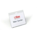 Azonosítókártya-tartó, 60x90 mm, hajlékony, vízszintes, DURABLE