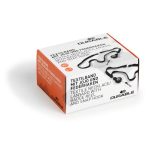 Azonosítókártya-tartó, kihúzható, patentos, fekete nyakba akasztóval, DURABLE