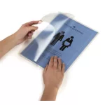 Hideglamináló fólia, A4, öntapadó, DURABLE "Sealit®"