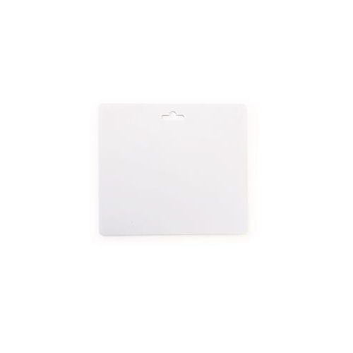 Névkitűző, Euro kivágás, 97x86 mm, DURABLE "VISITOR BADGE", fehér