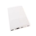 Névkitűző, Euro kivágás, 97x86 mm, DURABLE "VISITOR BADGE", fehér