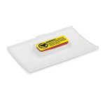 Névkitűző, mágnessel, elfordulásgátlóval, 75x40 mm, DURABLE "CLICK FOLD"