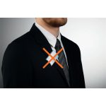 Névkitűző, mágnessel, elfordulásgátlóval, 75x40 mm, DURABLE "CLICK FOLD"