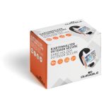 Azonosítókártya tartó, 1db kártyához, karra rögzíthető, DURABLE, áttetsző