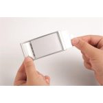 Névkitűző, 34x74 mm, mágneses, DURABLE "CLASSIC", ezüst