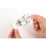 Névkitűző, 34x74 mm, mágneses, DURABLE "CLASSIC", ezüst