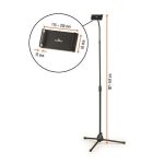 Tablet tartó állvány, padló, DURABLE "TWIST FLOOR"