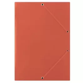 Gumis mappa, karton, A4, DONAU "Standard", piros