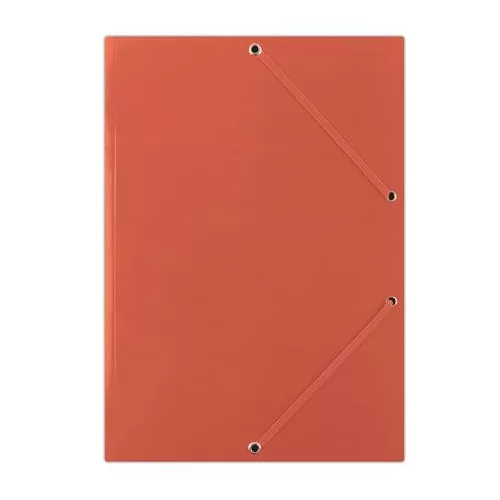 Gumis mappa, karton, A4, DONAU "Standard", piros