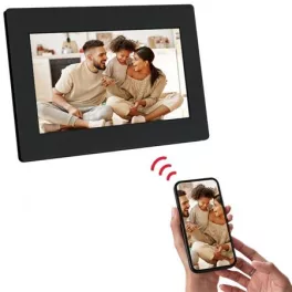  Digitális képkeret, 7", WiFi, 32GB, SD/SDHC/USB, AGFAPHOTO "APF700", fekete