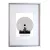 Képkeret, 21x29,7 cm, aluminium keret, "Fotoplus", ezüst