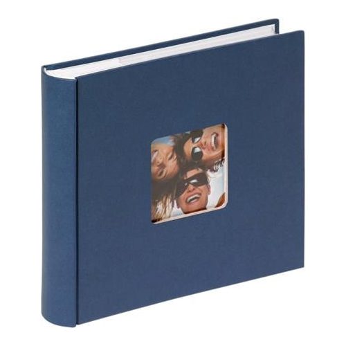 Fotóalbum, 200 fotó, 10x15 cm, "Walther Fun", sötétkék