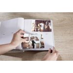 Fotóalbum, 200 fotó, 10x15 cm, "Walther Fun Wedding", krémfehér