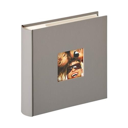 Fotóalbum, 200 fotó, 10x15 cm, "Walther Fun", szürke