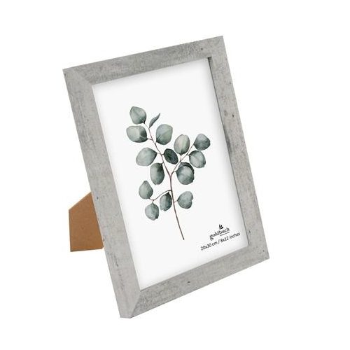 Képkeret, fa, 15x20 cm, "Goldbuch Beton", beton