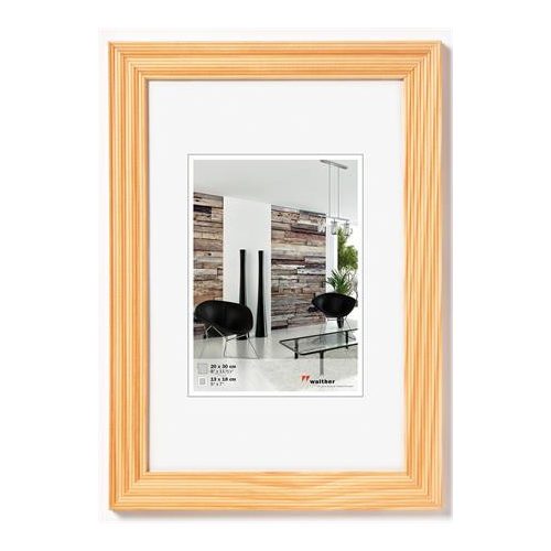 Képkeret, fa, 10x15 cm, "Grado" natúr