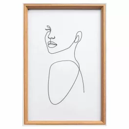 Képkeret, fa, 20x30 cm, "Silhouette", bükkfa