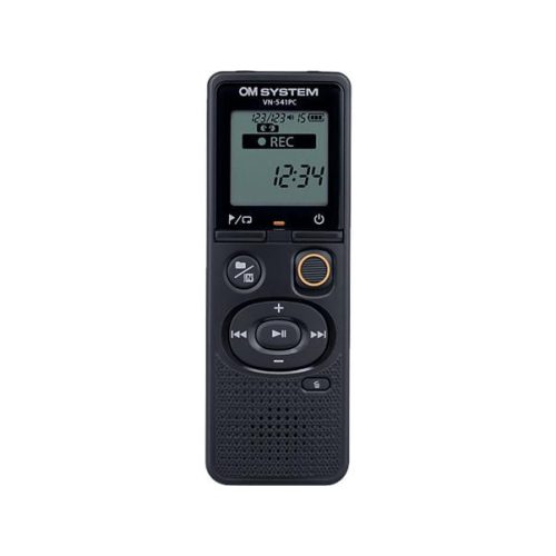 Diktafon, digitális, 4 GB memória, OM SYSTEM "VN-541PC", fekete