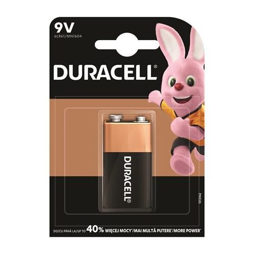 Elem, 9V, 1 db, DURACELL "Basic"