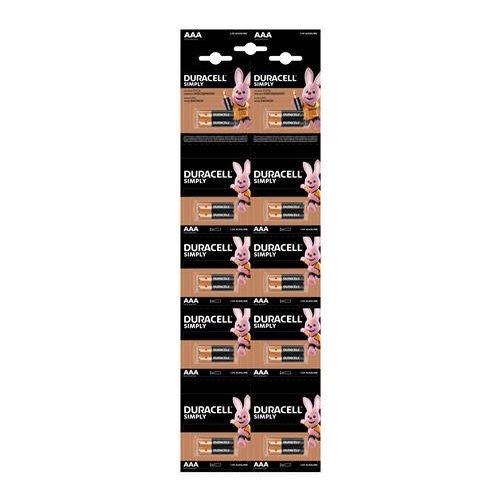 Elem, AAA, mikro, 10x2 db, DURACELL "Basic"