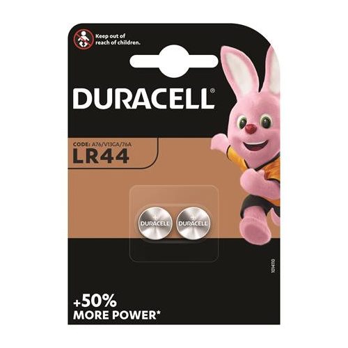 Gombelem, LR44, 2 db, DURACELL