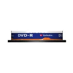 DVD+R lemez, AZO, 4,7GB, 16x, 10 db, hengeren, VERBATIM