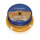 DVD+R lemez, AZO, 4,7GB, 16x, 25 db, hengeren, VERBATIM