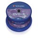 DVD+R lemez, AZO, 4,7GB, 16x, 50 db, hengeren, VERBATIM