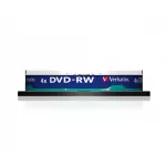DVD-RW lemez, újraírható, 4,7GB, 4x, 10 db, hengeren, VERBATIM