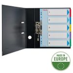 Regiszter, laminált karton, A4 maxi, 1-5, újraírható, ESSELTE