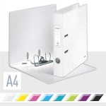 Iratrendező, 52 mm, A4, karton, LEITZ "180 Wow", fehér