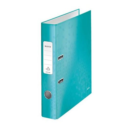 Iratrendező, 52 mm, A4, karton, LEITZ "180 Wow", jégkék